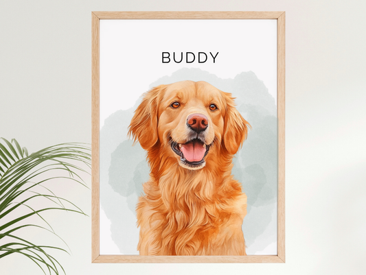 Pet Portrait Customs from Photo - Fivoren